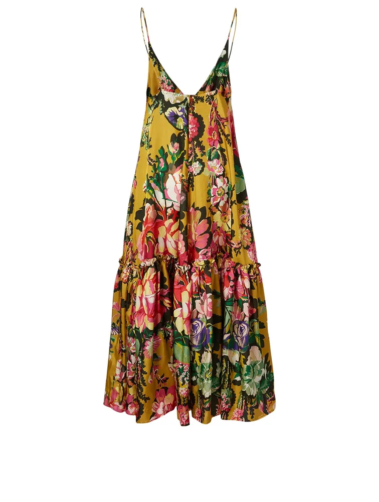 Diba Midi Dress Floral Print