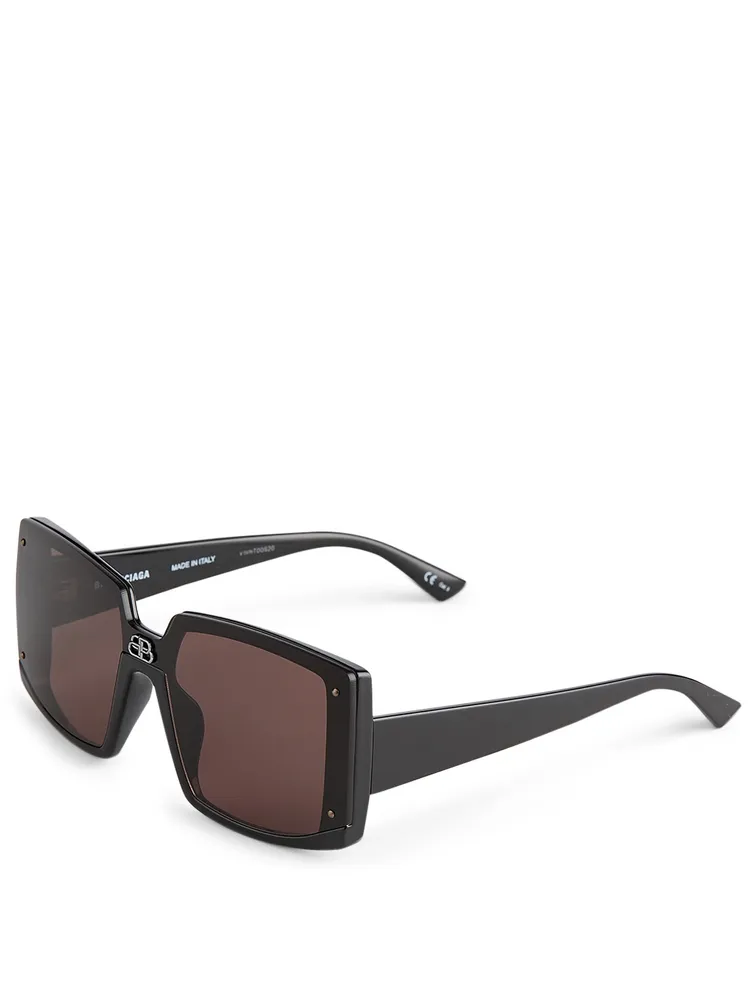 Shield Square Oversized Sunglasses