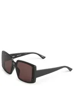 Shield Square Oversized Sunglasses