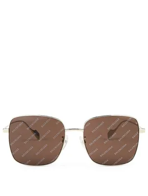 Ghost Square Logo Sunglasses