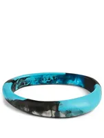 Wishbone Rock Resin Bangle Bracelet