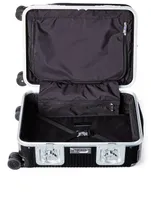 Bank Light Spinner 53 Carry-On Suitcase With Front Pocket