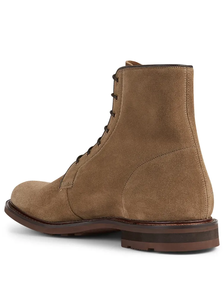 Bowers Suede Lace-Up Ankle Boots