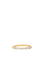 14K Gold Ring With Diamonds