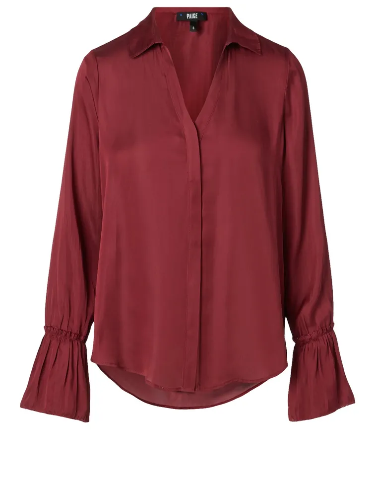 Abriana Draped Shirt