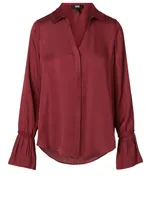 Abriana Draped Shirt