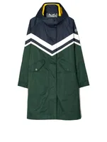 Performance Satin Chevron Parka