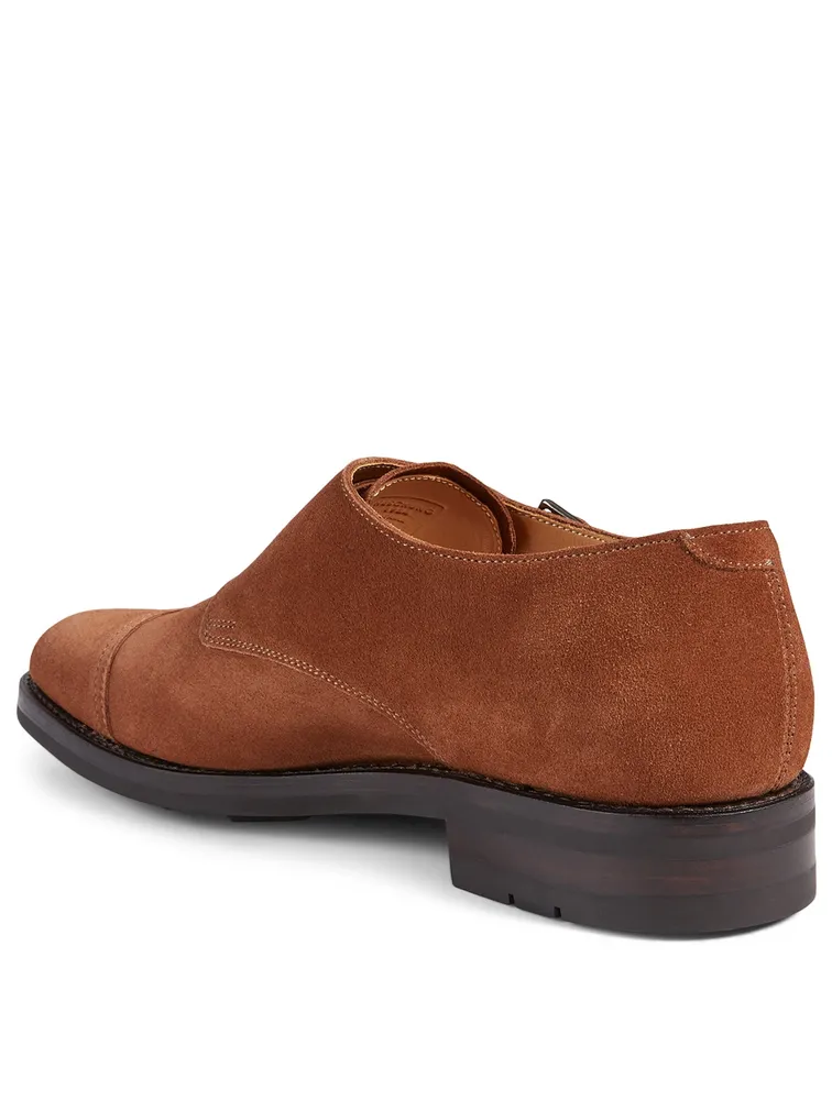 Erable Suede Double Monk-Strap Shoes