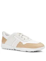 Nubuck And High-Tech Fabric Sneakers