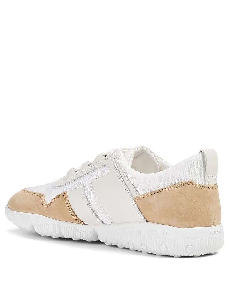 Nubuck And High-Tech Fabric Sneakers