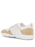 Nubuck And High-Tech Fabric Sneakers