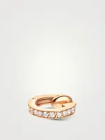 Berbère 18K Pink Gold Ear Cuff With Diamonds