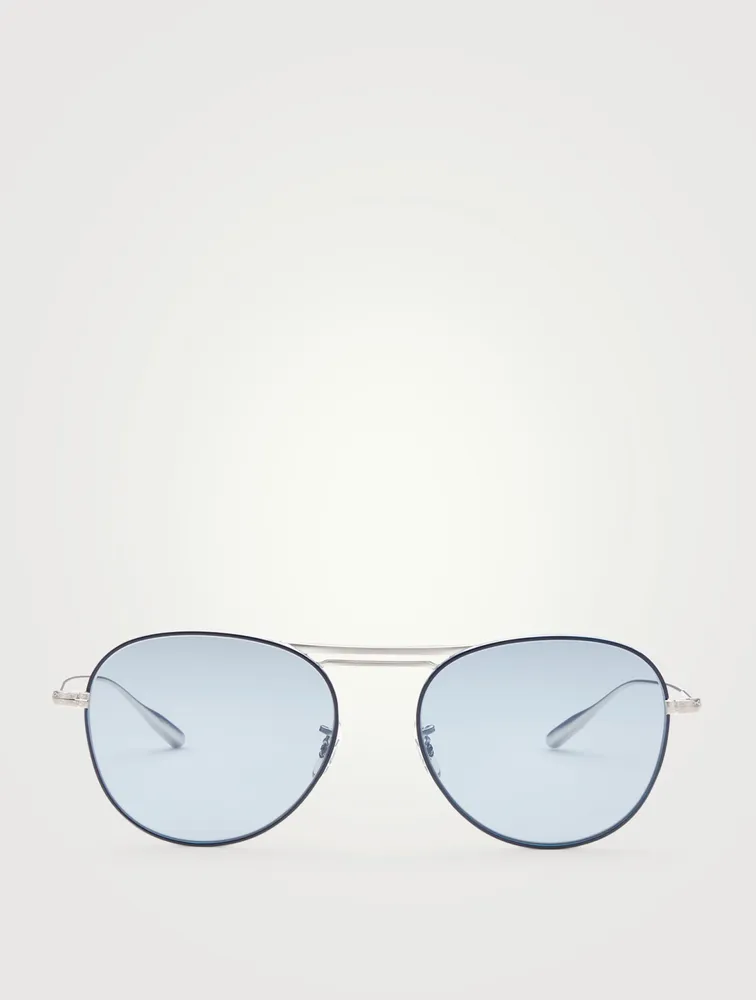 Cade Round Aviator Sunglasses