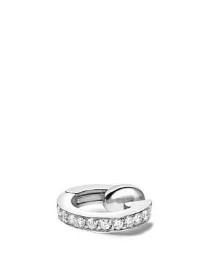 Berbère Monotype 18K White Gold Ear Cuff With Diamonds