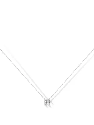 Antifer 18K White Gold Pendant Necklace With Diamonds