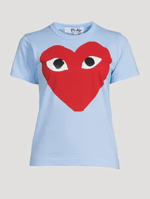 Cotton T-Shirt With Big Heart