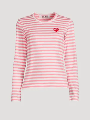 Long-Sleeve T-Shirt With Small Heart