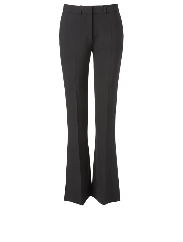 Victoria Tuxedo Pants With Split Hem