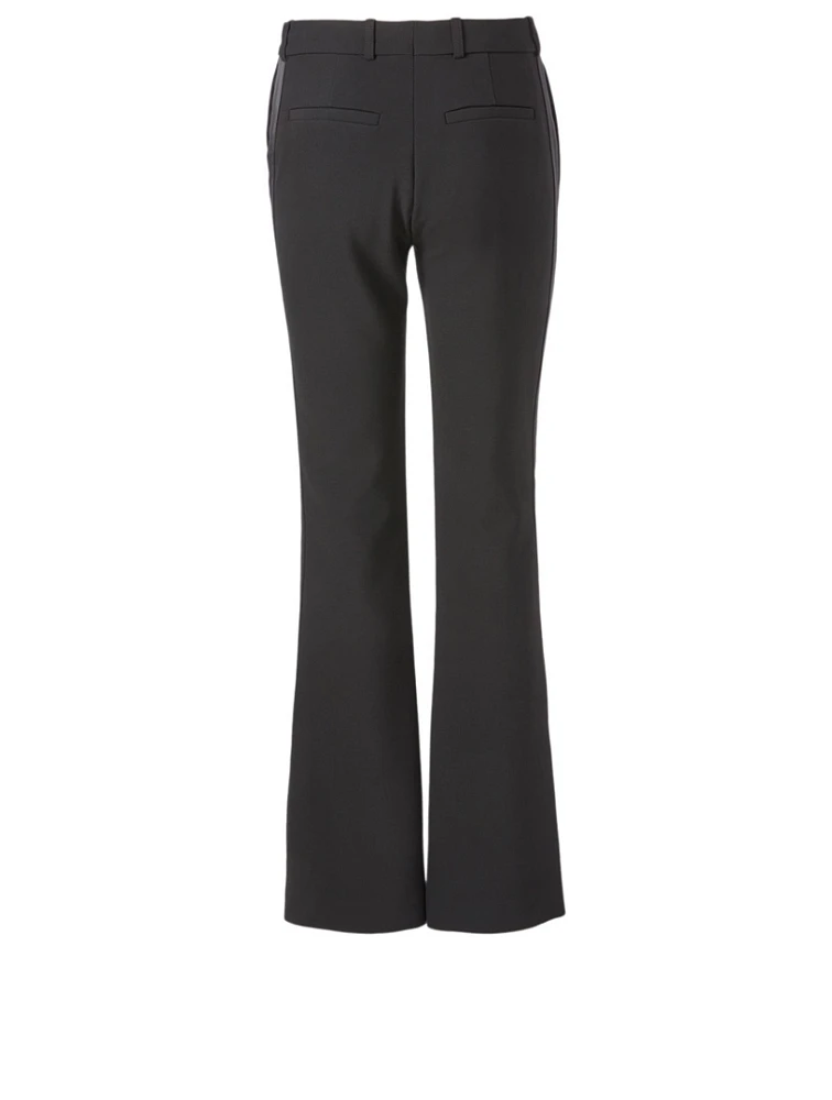Victoria Tuxedo Pants With Split Hem