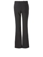 Victoria Tuxedo Pants With Split Hem