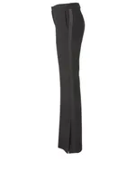 Victoria Tuxedo Pants With Split Hem