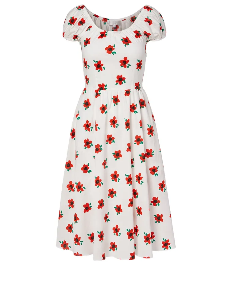 Mariette Midi Dress Floral Print