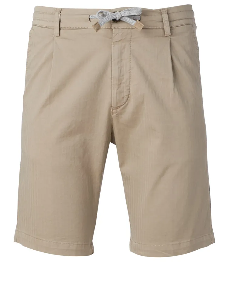 Cotton Stretch Bermuda Shorts