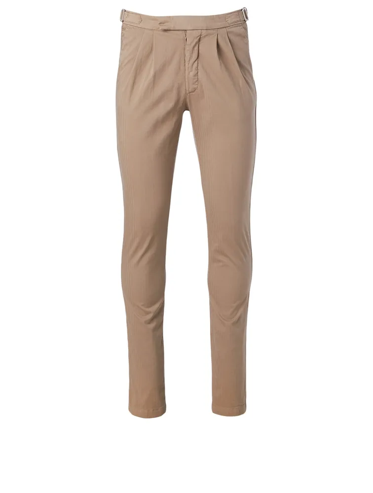 Cotton stretch pants