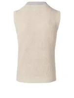 Linen And Cotton Vest