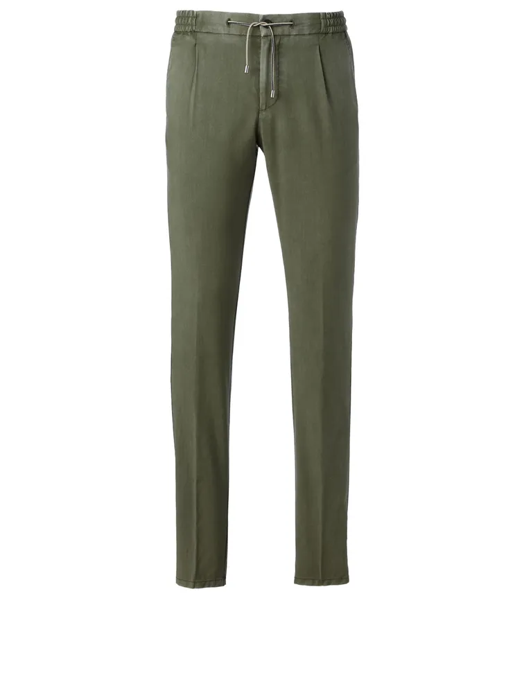 Wool Drawstring Pants