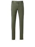 Wool Drawstring Pants