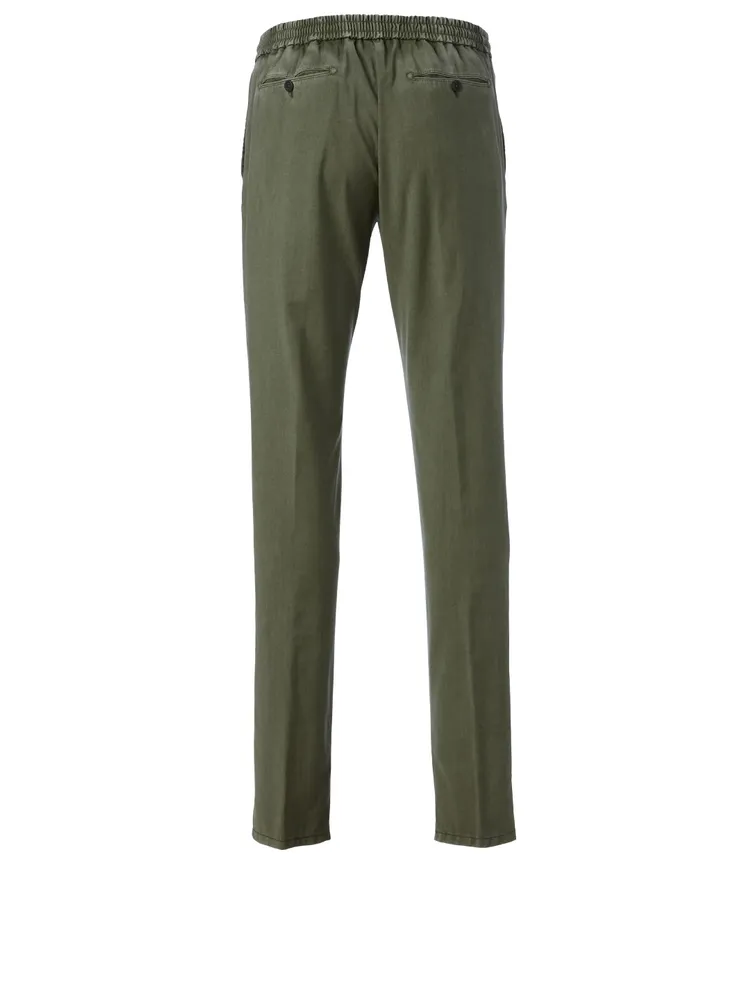 Wool Drawstring Pants