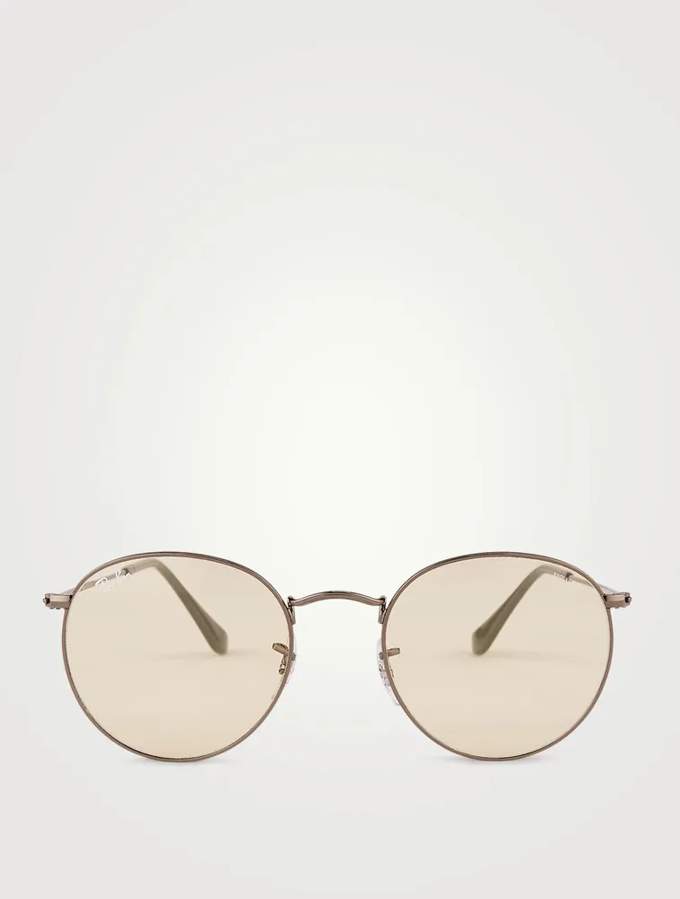 Round Metal Sunglasses Glasses