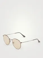 Round Metal Sunglasses Glasses