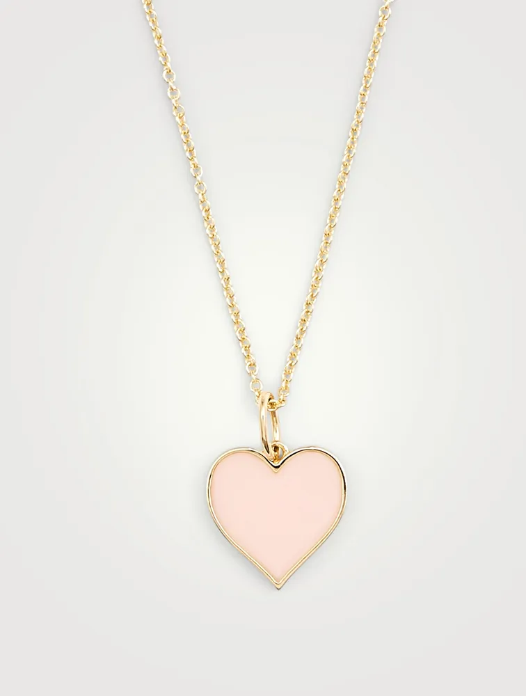 14K Gold Heart Necklace