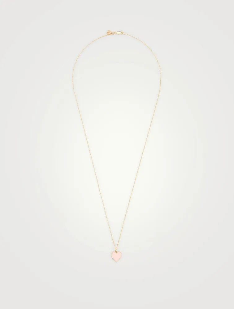 14K Gold Heart Necklace