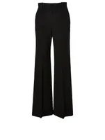 Wool Flared Pants