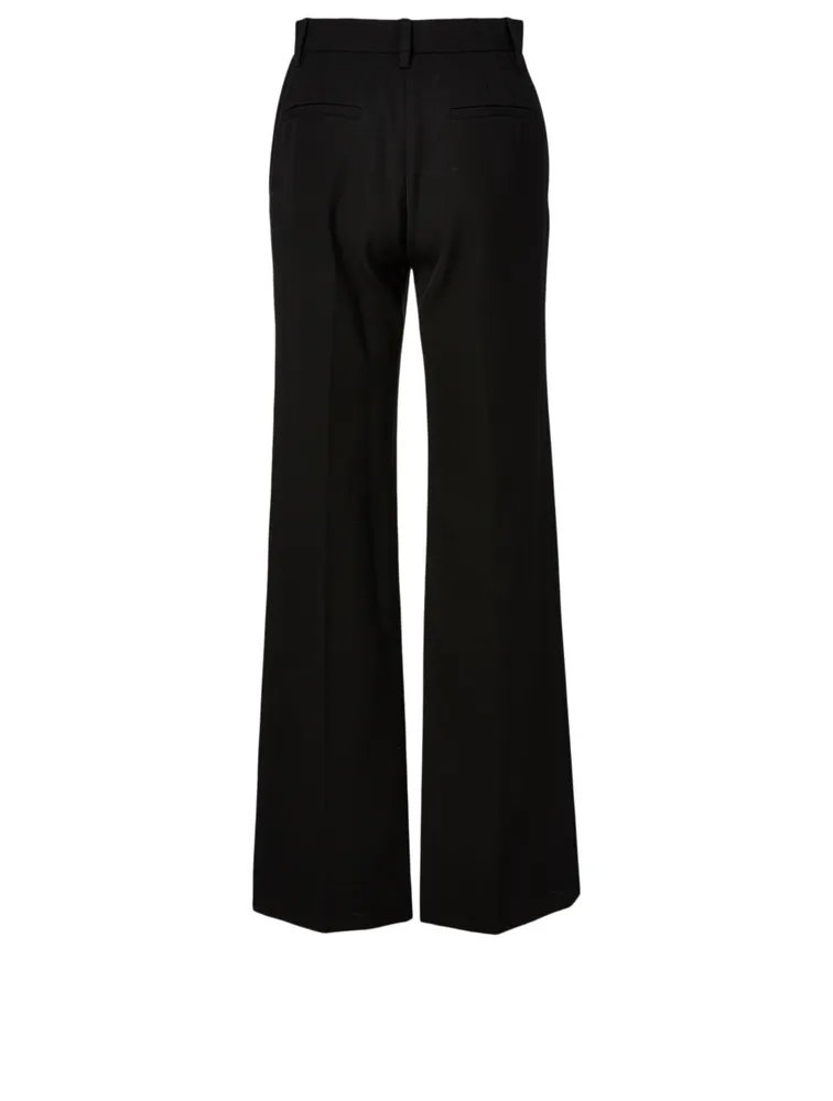 Wool Flared Pants