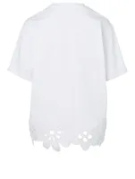 Cotton T-Shirt With Embroidery