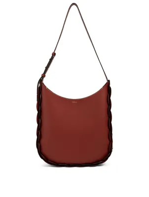 Medium Darryl Leather Hobo Bag