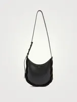 Small Darryl Leather Hobo Bag