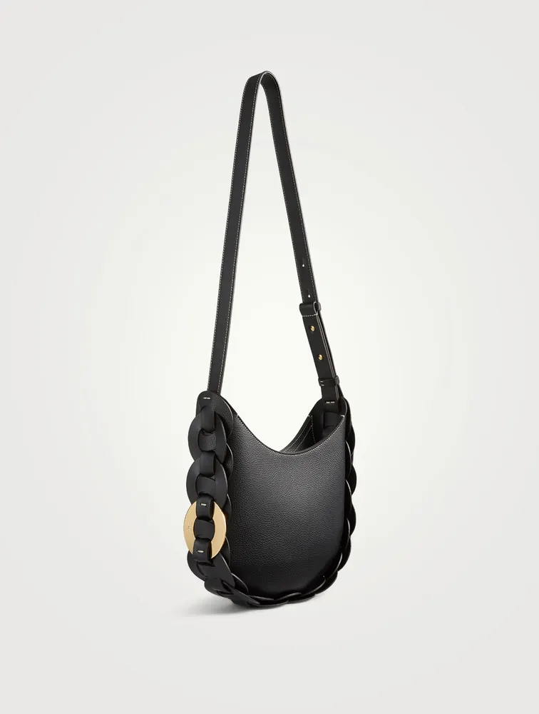 Small Darryl Leather Hobo Bag