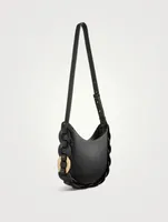 Small Darryl Leather Hobo Bag