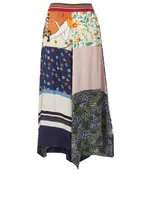 Patchwork Midi Skirt