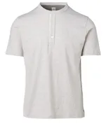 Cotton Henley T-Shirt