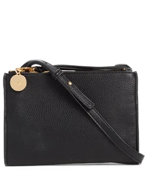 Vegan Leather Wallet Crossbody Bag