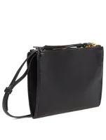 Vegan Leather Wallet Crossbody Bag