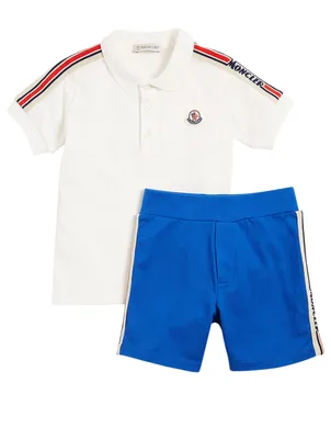 Two-Piece Polo And Shorts Set
