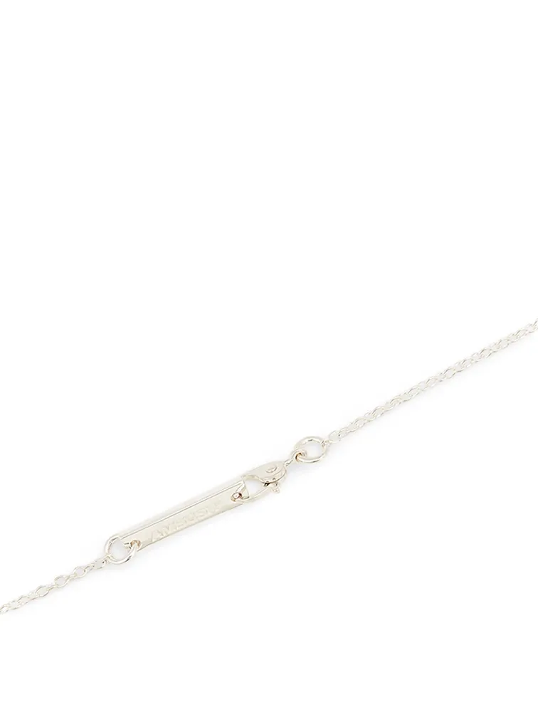 Sterling Silver Light Bulb Charm Necklace