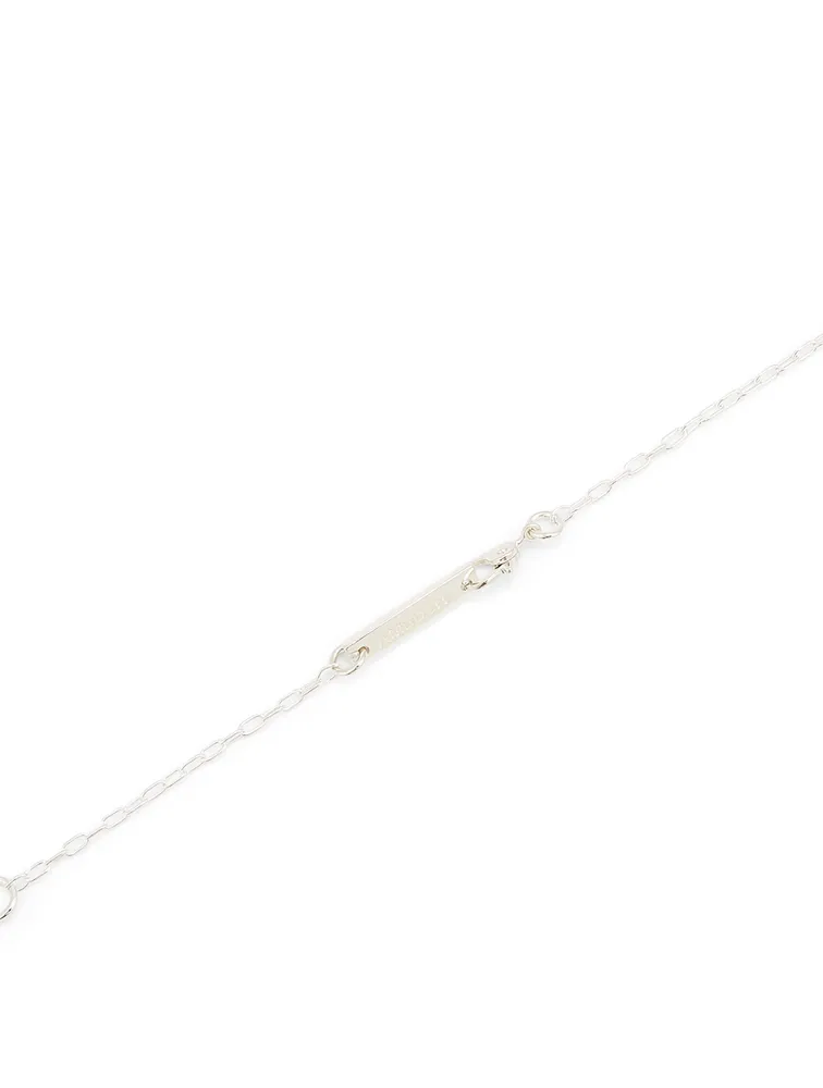 Sterling Silver Spider Charm Necklace